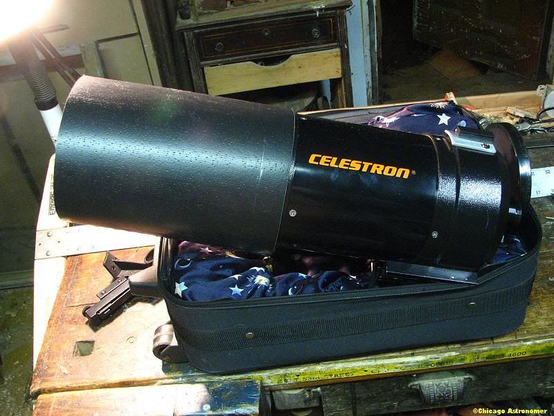 Homemade Dew Shield 01 June 2010 The Chicago Astronomer